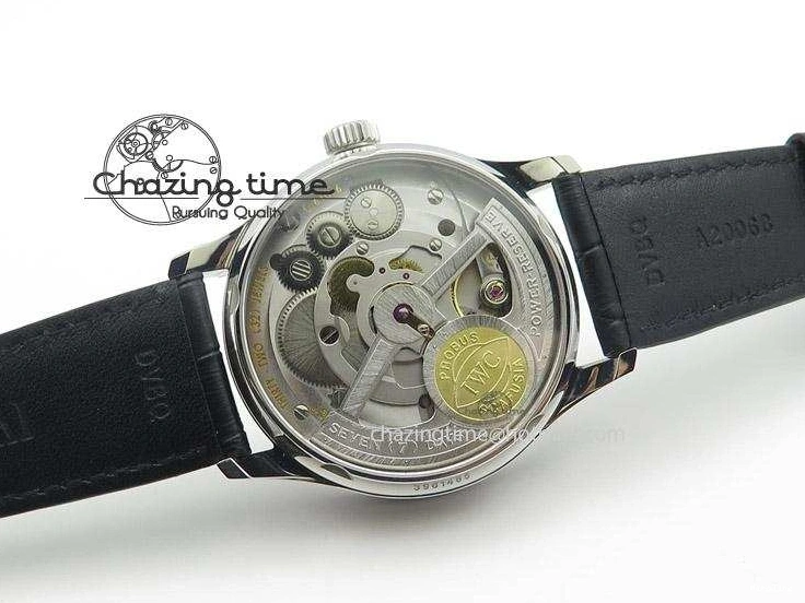 MIROTIME 0310 Portuguese Real PR IW500703 ZF 1:1 Best Edition On Black Leather Strap A Durable 7370